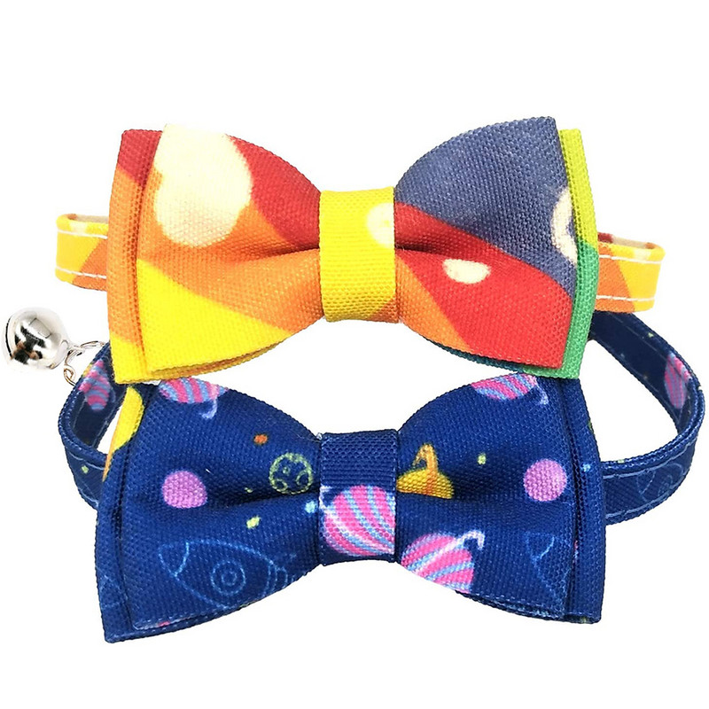 Breakaway kaķu kaklasiksnas ar zvaniņu un tauriņu šarmu Rainbow Galaxy Element regulējamām drošības kaķēnu kaklasiksnām kaķēnu kucēnam