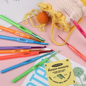 RORGETO horgolótűk kötőtűk fonal kampó tűk pulóverekhez sálak szövés varró kézműves eszköz 10 méret színes horgolt