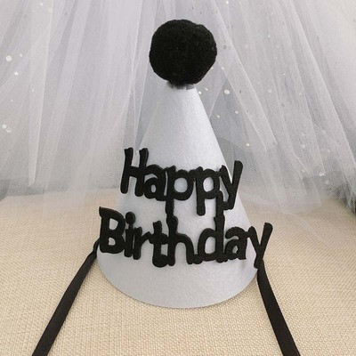 JAUNA Ins Bērnu ballīšu cepure melna rozā zila dzeltena daudz laimes dzimšanas dienā kronis korejiešu stila neaustas galvassegas zvaigžņu cepures