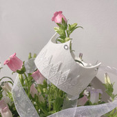 1 τμχ INS Παιδικά Λευκά Γενέθλια Δαντέλα Crown Princess 1 2 3 4 5 6 7 8 9 ετών Μη υφαντό καπέλο μαργαριτάρι μωρό ντους