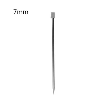 1 gab 25cm/35cm nerūsējošā tērauda viena smaila adāmadatas tamboradatas rīks Amatniecības adāmadatas DIY instrumenti 2.0mm-8.0mm