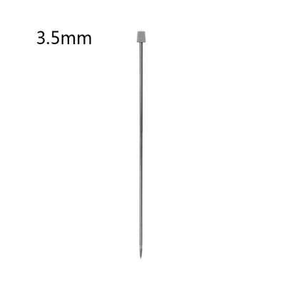 1 gab 25cm/35cm nerūsējošā tērauda viena smaila adāmadatas tamboradatas rīks Amatniecības adāmadatas DIY instrumenti 2.0mm-8.0mm