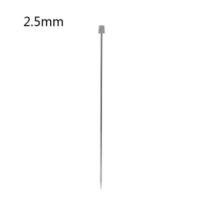 1 gab 25cm/35cm nerūsējošā tērauda viena smaila adāmadatas tamboradatas rīks Amatniecības adāmadatas DIY instrumenti 2.0mm-8.0mm