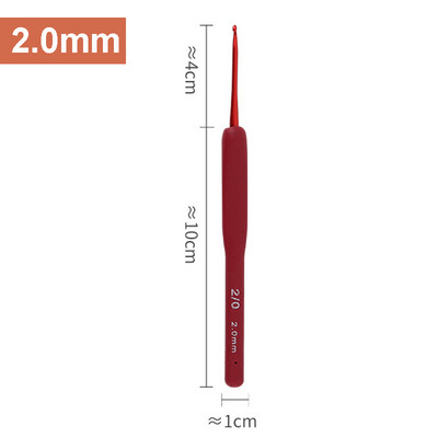 Ar rokām darināts silikona tamboradatu komplekts mīksts mājas adīšanas roktura dūriens šūšanas rīka adatas alumīnija sakausējuma rokturis DIY Ergonomisks