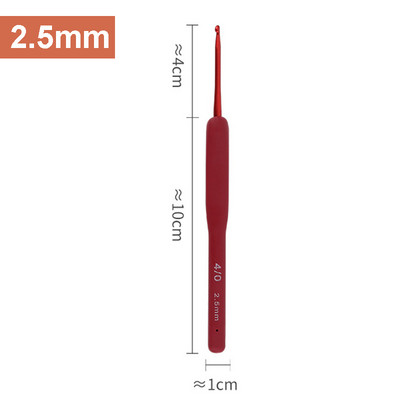Ar rokām darināts silikona tamboradatu komplekts mīksts mājas adīšanas roktura dūriens šūšanas rīka adatas alumīnija sakausējuma rokturis DIY Ergonomisks