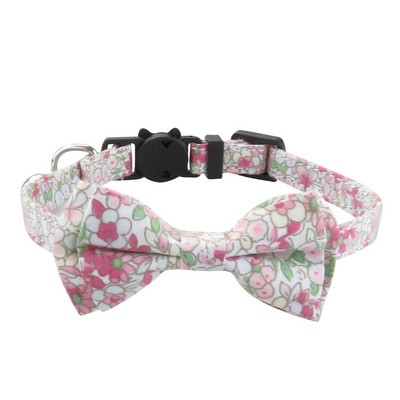 Cotton Designer Breakaway Cats kaklasiksna ar tauriņu un zvana kaķu kaklasiksnām kaķu meitenēm ar zvana kakla siksnām kaķiem