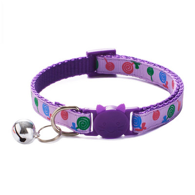 Breakaway macska nyakörv Bell Love mintával, tömör, állítható biztonsági cicanyakörvek szív alakú nejlon szalag macskáknak, kölyökkutyáknak