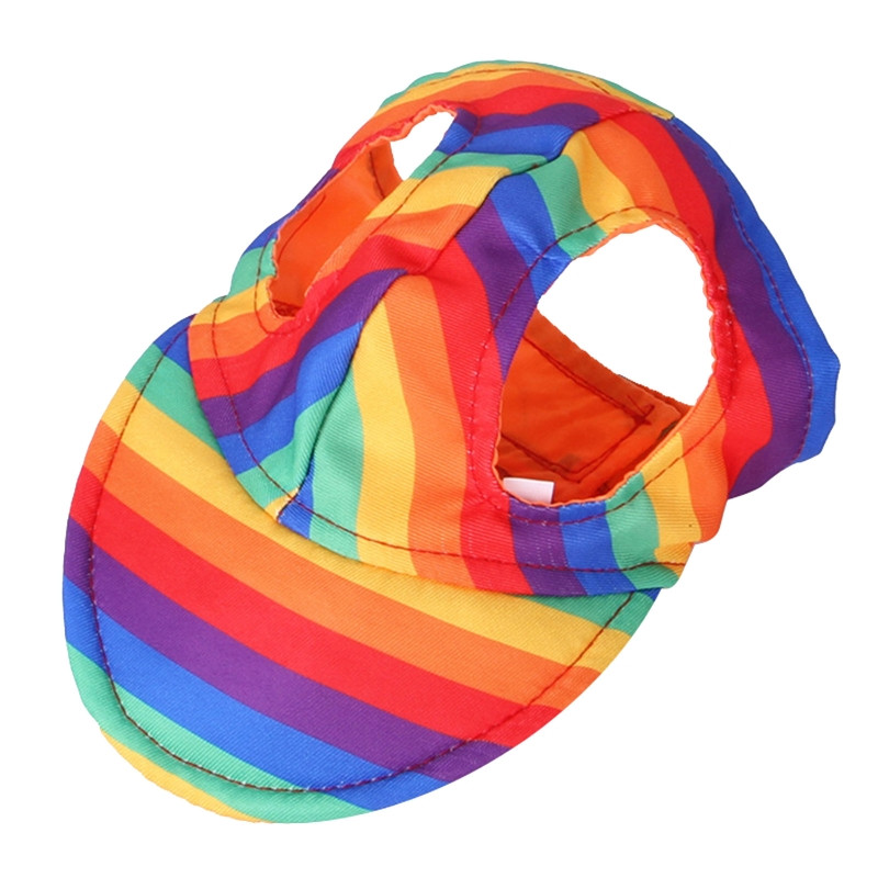 Y5LE καπέλο γείσος καπέλο σκύλου Sunbonnet Καπέλα σκύλου Αξεσουάρ για πάρτι Καλοκαίρι Φορώντας φωτογραφικά στηρίγματα με τρύπες στα αυτιά