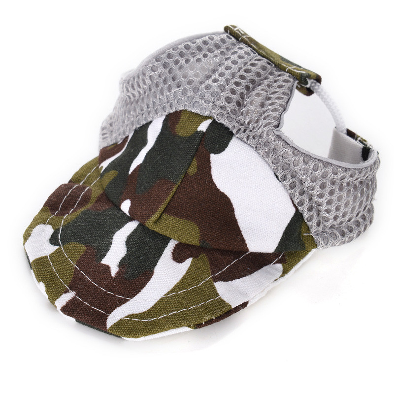 Mājas suņa cepure Jauka, maza suņa kaķa beisbola cepure Audekla vizieris saules aizsargcepure vasarai ar caurumiem ausīm, kaķenīšu piederumi mājdzīvniekiem