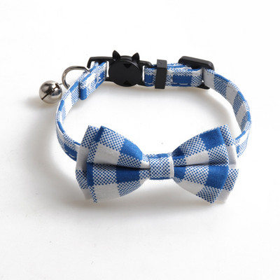 Breakaway rozā kaķa kaklasiksna ar zvaniņu un tauriņu ziedu rakstiem regulējami drošības rūtaini kaķēnu apkakles kaķēnu maziem suņiem