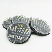 30 db-os varrótű készlet Válogatott kézi varrótűk hímzés Javítás kézműves tok eszköz barkácsoláshoz, foltok varrás tartozék