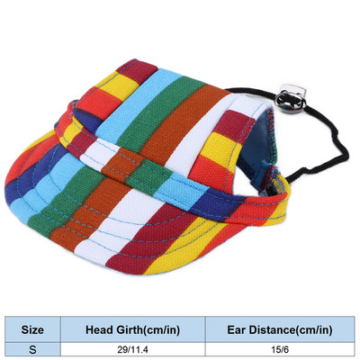 Домашно куче Бейзболна шапка Шапка за подстригване на кученце Домашни любимци Кучета Шапка на открито Шапка за глава Небрежно сладко куче с шапка