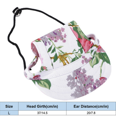 Домашно куче Бейзболна шапка Шапка за подстригване на кученце Домашни любимци Кучета Шапка на открито Шапка за глава Небрежно сладко куче с шапка