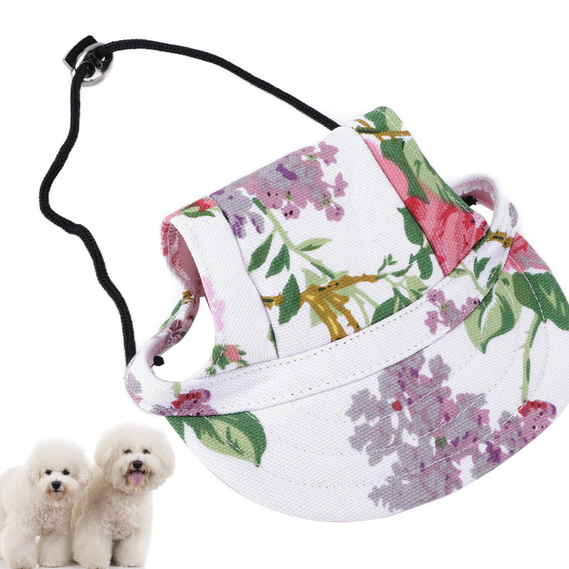 Домашно куче Бейзболна шапка Шапка за подстригване на кученце Домашни любимци Кучета Шапка на открито Шапка за глава Небрежно сладко куче с шапка