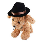 Облечете памучни реквизити за снимки, шапка, костюм, представление за котки, кучета, шапка за домашни любимци, шапка за домашни любимци, костюм за кучета, каубойска шапка за кучета