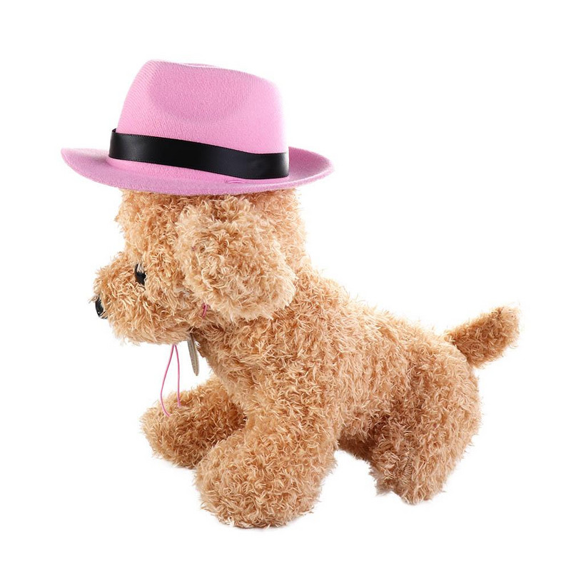 Облечете памучни реквизити за снимки, шапка, костюм, представление за котки, кучета, шапка за домашни любимци, шапка за домашни любимци, костюм за кучета, каубойска шапка за кучета