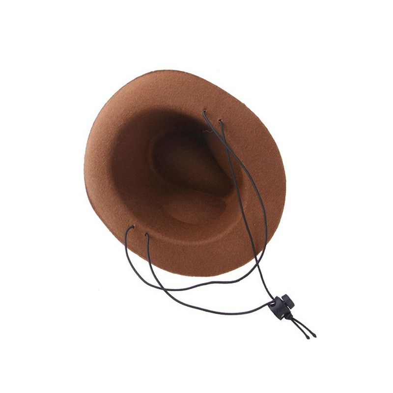 Облечете памучни реквизити за снимки, шапка, костюм, представление за котки, кучета, шапка за домашни любимци, шапка за домашни любимци, костюм за кучета, каубойска шапка за кучета