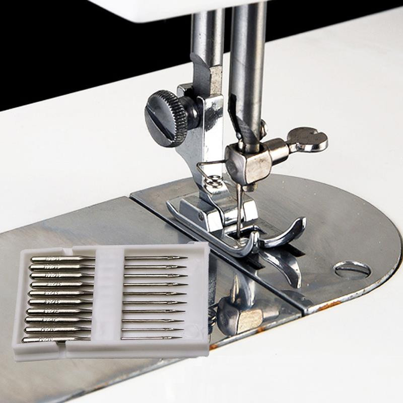 20db varrógéptű Singer Brother Janome Varmax számára Méretek 65/9 75/11 80/12 90/14 100/16 Varrógép kellékek