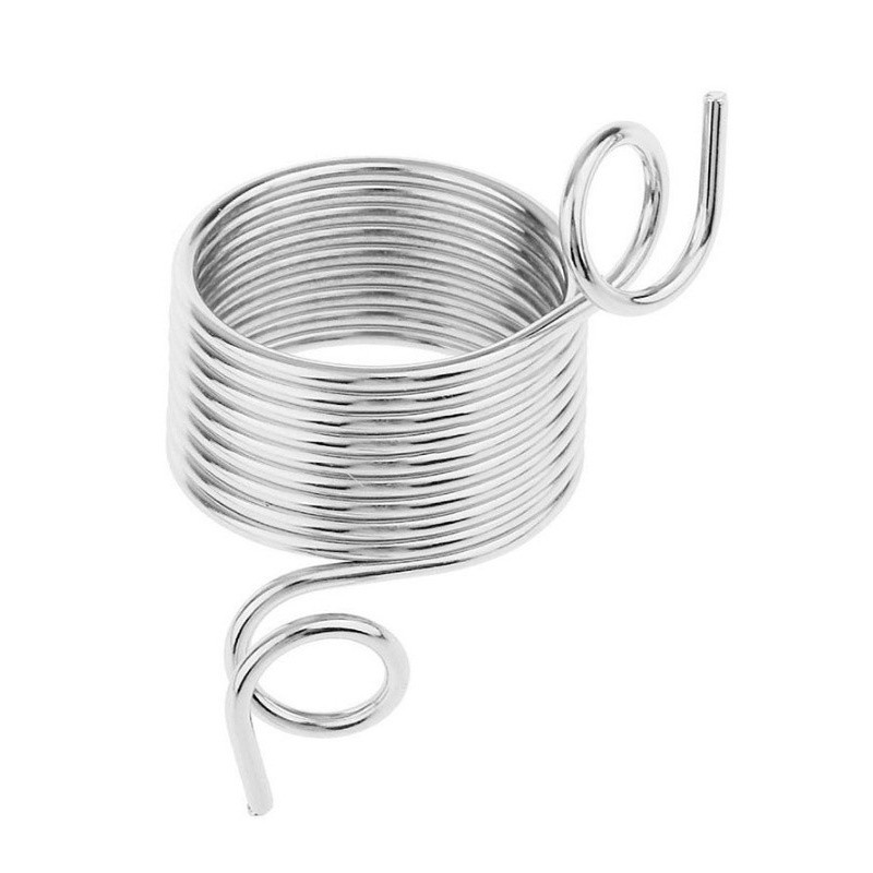 1 db rozsdamentes acél gyűrű típusú tű, gyűszű, ujjkopás, fonalvezető fonalrugós kötőeszközök