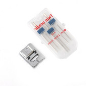 Διπλό Διπλό Βελόνες Εξαρτήματα Βελόνες Ζαρωμένο Πόδι Πίεσης Ραπτομηχανής για Ραπτομηχανή Μέγεθος 2/90 3/90 4/90 Πολυλειτουργικό