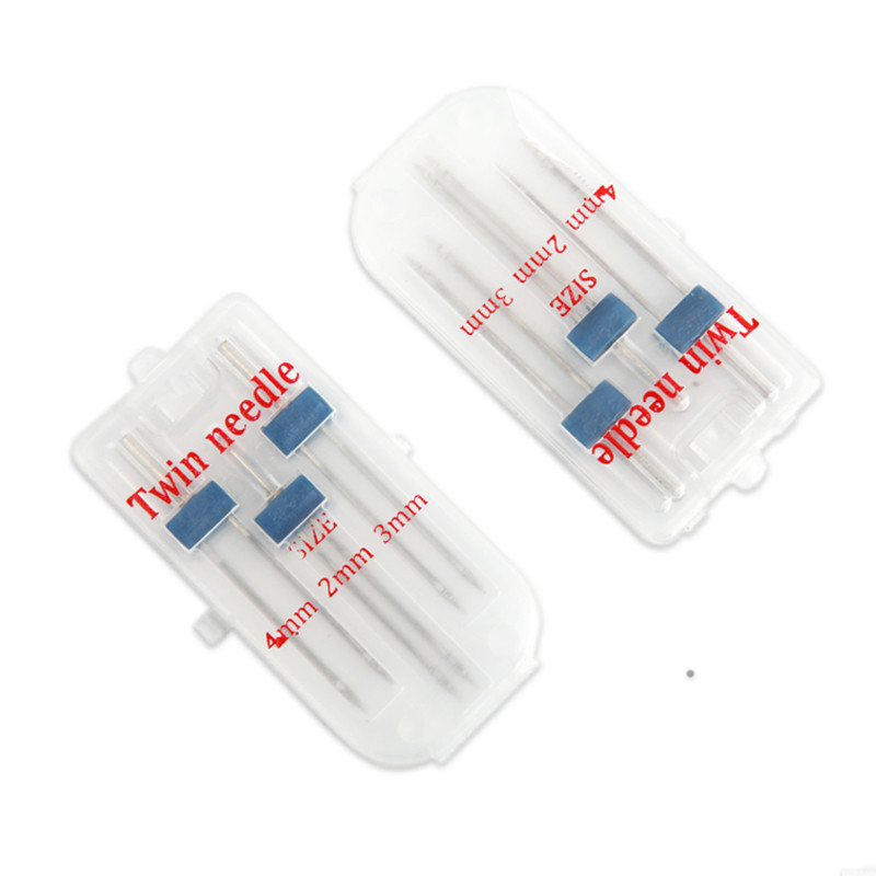 Διπλό Διπλό Βελόνες Εξαρτήματα Βελόνες Ζαρωμένο Πόδι Πίεσης Ραπτομηχανής για Ραπτομηχανή Μέγεθος 2/90 3/90 4/90 Πολυλειτουργικό