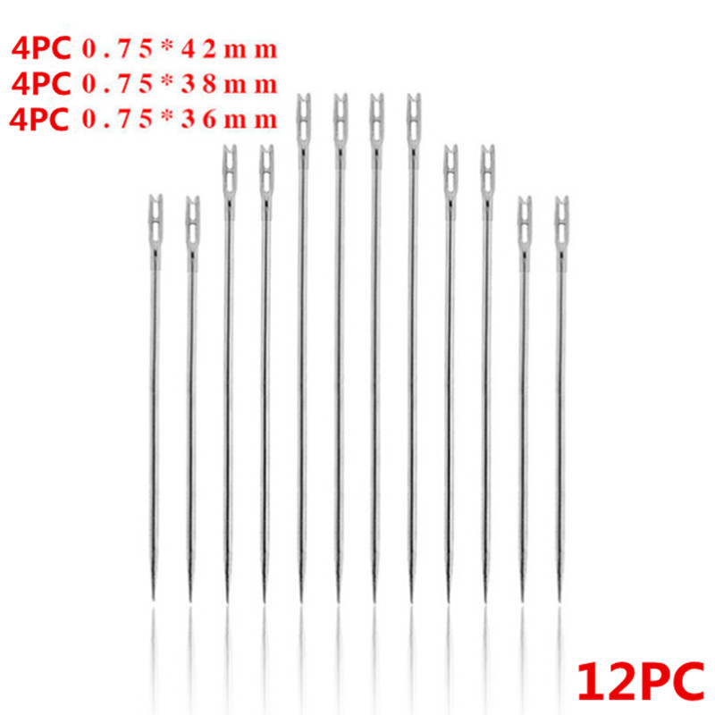 12 db/csomag öregember tűvak tű háztartási varrás rozsdamentes acél kézi varrás, nem kell befűzni ruhavarró eszközöket