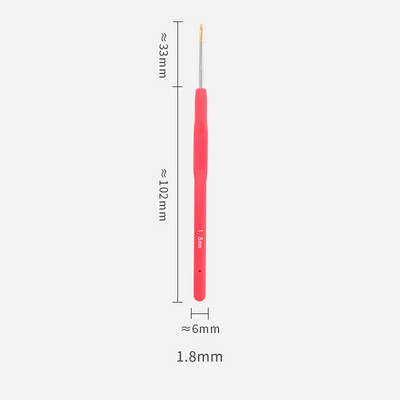 Színes, puha szárú horgolótűk saját készítésű kötőeszközök gyapjú finom horgolótűk, teljes készlet csipke kötéshez és horgolt tűhöz