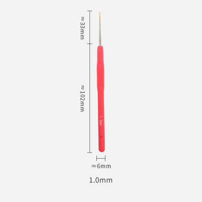 Színes, puha szárú horgolótűk saját készítésű kötőeszközök gyapjú finom horgolótűk, teljes készlet csipke kötéshez és horgolt tűhöz