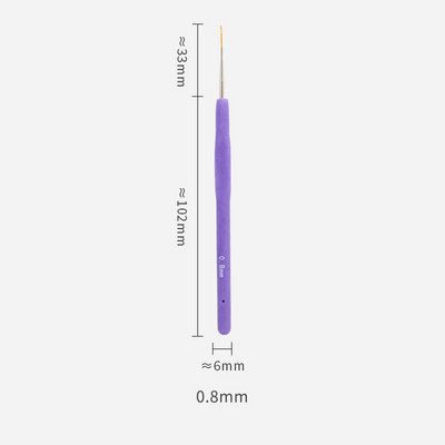 Színes, puha szárú horgolótűk saját készítésű kötőeszközök gyapjú finom horgolótűk, teljes készlet csipke kötéshez és horgolt tűhöz