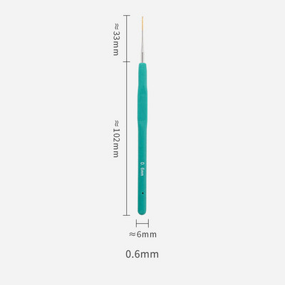 Színes, puha szárú horgolótűk saját készítésű kötőeszközök gyapjú finom horgolótűk, teljes készlet csipke kötéshez és horgolt tűhöz