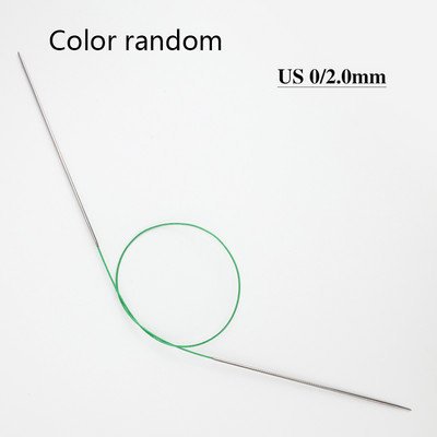 9 Izmēri 2,0–6 mm apļveida adāmadatas, nerūsējošā tērauda tamboradatas adīšanai, aušanai, šūšanas instrumenti 65 cm
