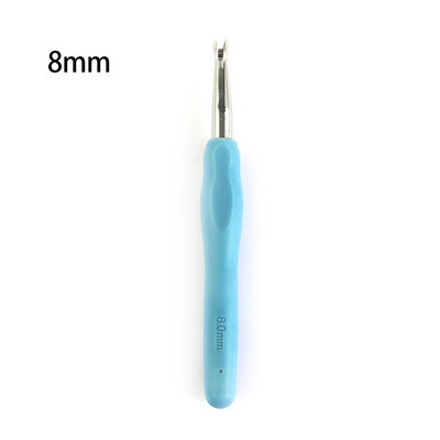 2,0-10 mm-es alumínium kötőtű, puha markolat, ergonomikus fogantyúval horgolótű fonal, szövésű horgolt tűk barkácsolás kézműves eszközök