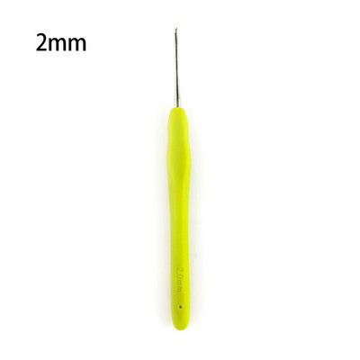 2,0-10 mm-es alumínium kötőtű, puha markolat, ergonomikus fogantyúval horgolótű fonal, szövésű horgolt tűk barkácsolás kézműves eszközök