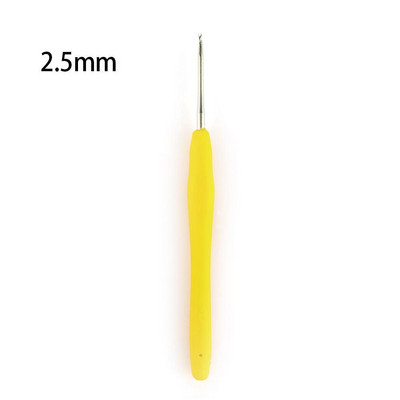 2,0-10 mm-es alumínium kötőtű, puha markolat, ergonomikus fogantyúval horgolótű fonal, szövésű horgolt tűk barkácsolás kézműves eszközök