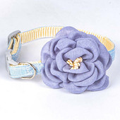 Kaķa kaklasiksna Regulējama tauriņš Kaķu kamēlijas ziedu kaklasiksna drošības pogas kaklasaite Kaklarota kucēnam kaķim Dāvanu mājdzīvnieku aksesuāri kucēna kaklasiksna