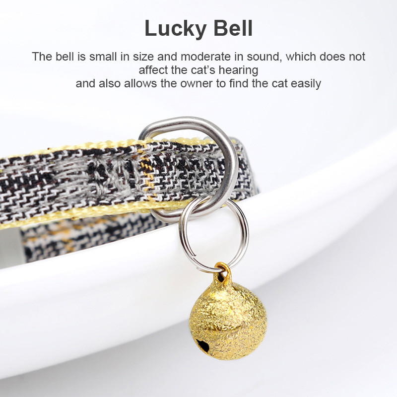Κολιέ για σκύλους κατοικίδιων ζώων Βαμβακερό δικτυωτό παπιγιόν κουδούνι γιακά γάτα Υψηλής ποιότητας δικτυωτό πλέγμα ρυθμιζόμενο κολιέ γάτα Κοσμήματα γάτας ΝΕΟ