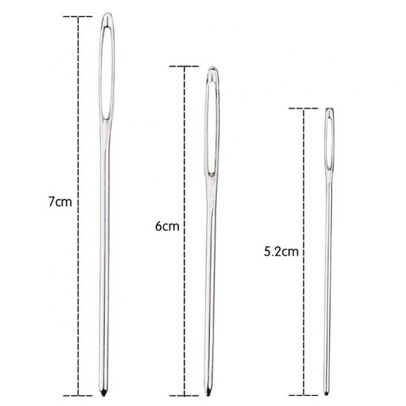 Adāmadata 9 gab. Liela acs krustdūriens ar rokām darināta izšuvums ar pudelīti Mājas piederumi Instrumenti Vītņu adata Šūšanas Sudrabs