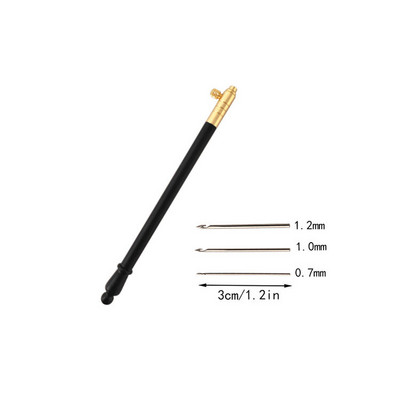 Hímzőtű 3 tűvel Lyukasztótollal Hímző keresztszemes kézműves készlet Francia horgolt kötéshez