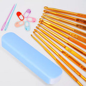 12 gab Daudzkrāsains alumīnija tamboradatas Adāmadatas Amatniecības dzija 1-8.0mm 15cm Garums