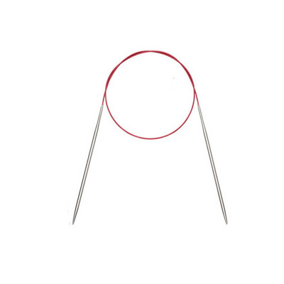 40/100 cm-es kör alakú kötőtűk kerek fém körtűk horgolótűk varrótűk barkácsolás kézműves szövés kézimunka kellékek