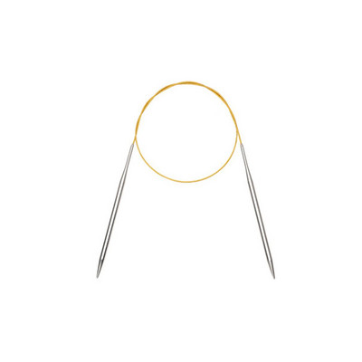 40/100 cm-es kör alakú kötőtűk kerek fém körtűk horgolótűk varrótűk barkácsolás kézműves szövés kézimunka kellékek