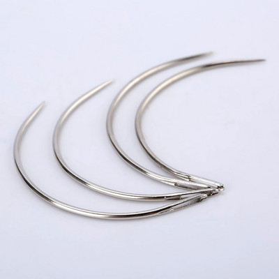 25 buc/set ace de cusut manual de uz casnic 4 dimensiuni tip C ac curbat pentru tapițerie pentru cusut perne instrument de reparare a saltelei artizanat bricolaj