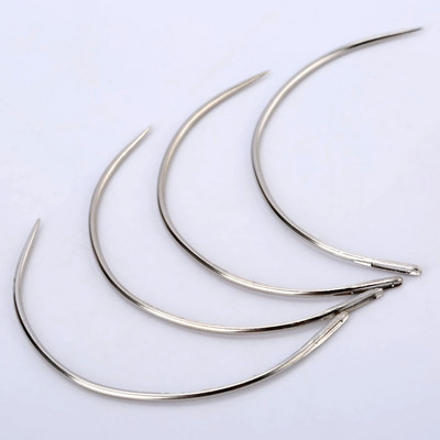 25 buc/set ace de cusut manual de uz casnic 4 dimensiuni tip C ac curbat pentru tapițerie pentru cusut perne instrument de reparare a saltelei artizanat bricolaj