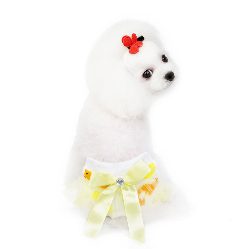 Mazgājams mazs suns fizioloģiskās bikses tauriņš Dekors Kokvilna mājdzīvnieku biksītes Sieviešu suņu šorti meitene suns menstruācijas autiņbiksīšu apakšveļa