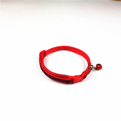 1Gb Kaķu apkakles krāsas Breakaway Neck Gredzens Kaklarota Zvaniņš Mājdzīvnieku Produkti Drošība Elastīga Regulējama ar mīkstu materiālu