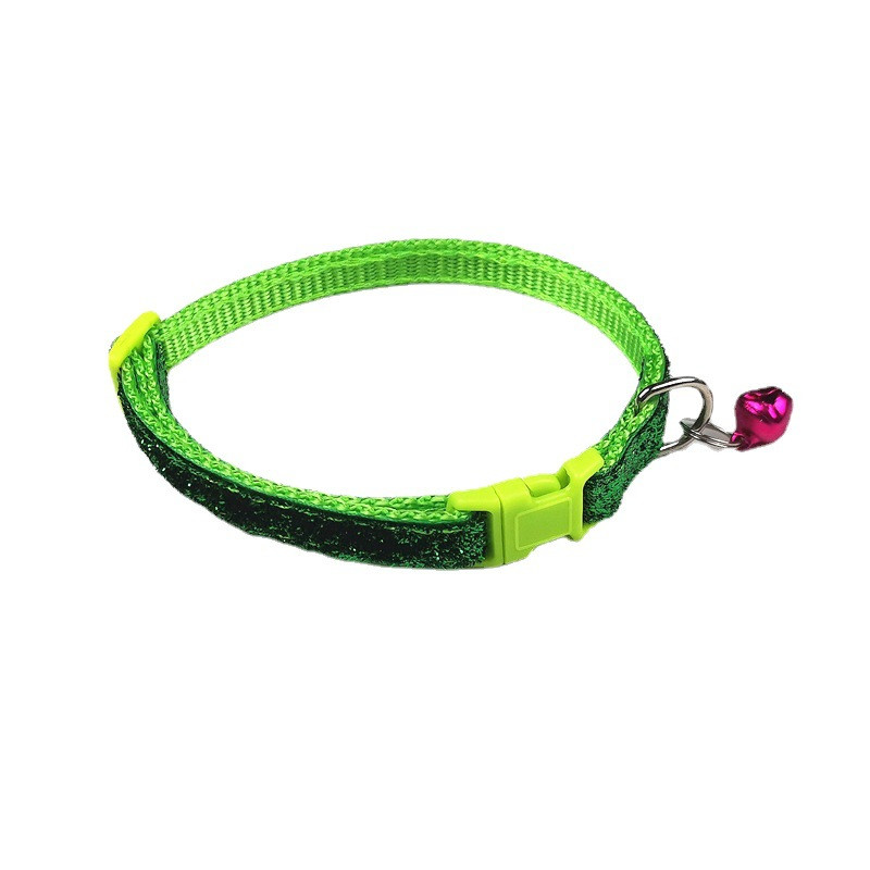 1Gb Kaķu apkakles krāsas Breakaway Neck Gredzens Kaklarota Zvaniņš Mājdzīvnieku Produkti Drošība Elastīga Regulējama ar mīkstu materiālu