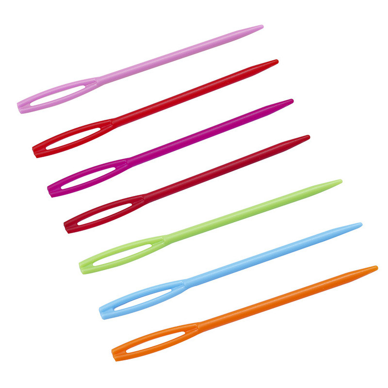 10 tk segavärvi 7cm/9cm plastist kudumisvardad heegelnõelad villane lõng nõel Lastele isetehtud kampsun kudumistööriistad tarvik