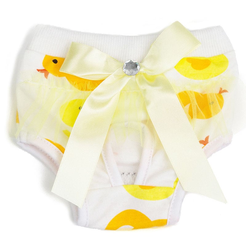 Aranyos csíkok Csipke Kutya Fiziológiás Nadrág Pelenka Mosható Női Kisállat Kutya Macska Rövidnadrág Pelenka Egészségügyi Alsónadrág Kutya macskának