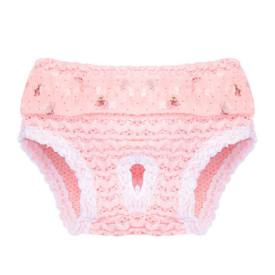 1PC Cute Elasticity Elpojošs Šifona Apģērbs Mājdzīvnieku Fizioloģiskās Bikses Suņu Biksītes Kucēns Autiņš Kaķu Apakšveļa Mājdzīvnieku piederumi