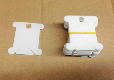 Държач за конец за бродерия Floss Craft Bobbin Държач за съхранение на кръстат шев Пластмасов шевен конец Дъска Органайзер за конци